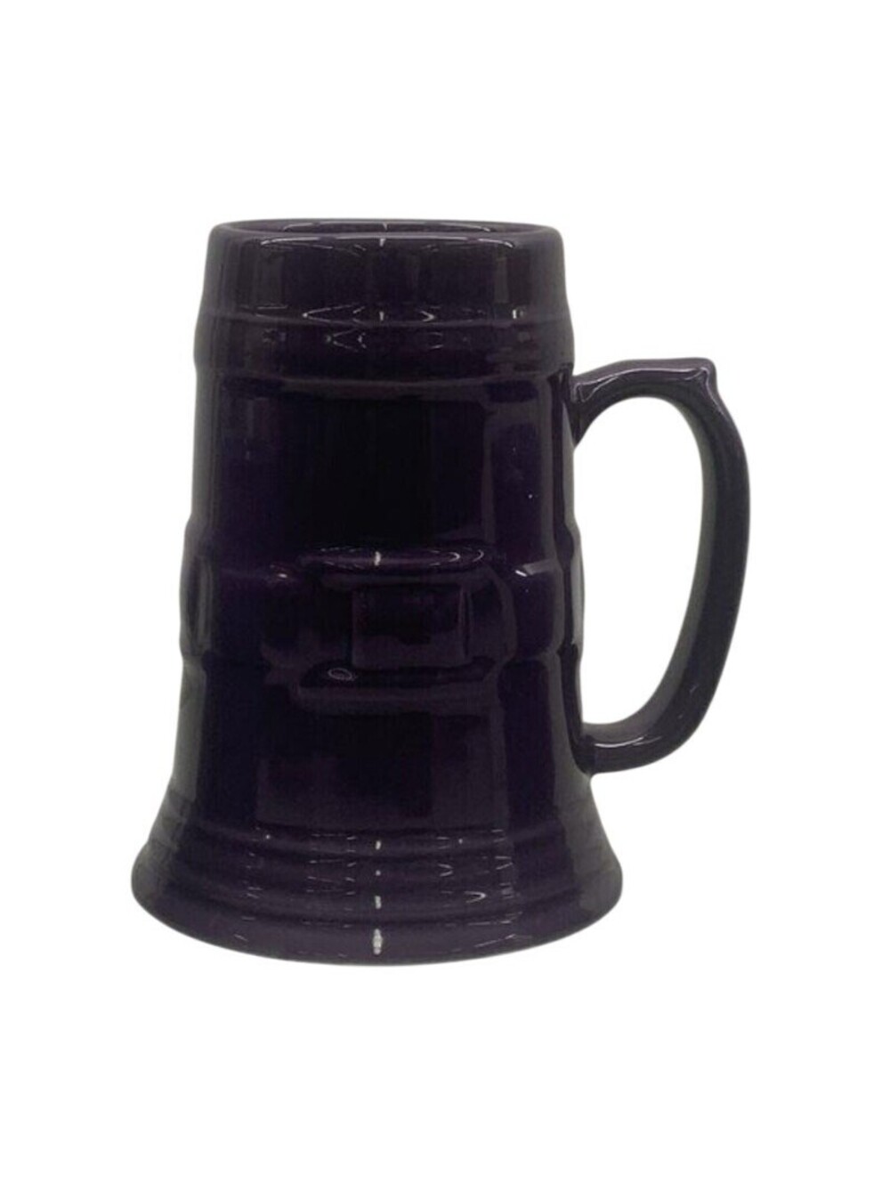 Longaberger Pottery Plum Wisteria Stein (super rare)